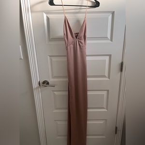 Long dress with slit
